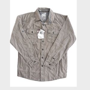 NWT Request Jeans Boys Youth Striped Shirt Size Large